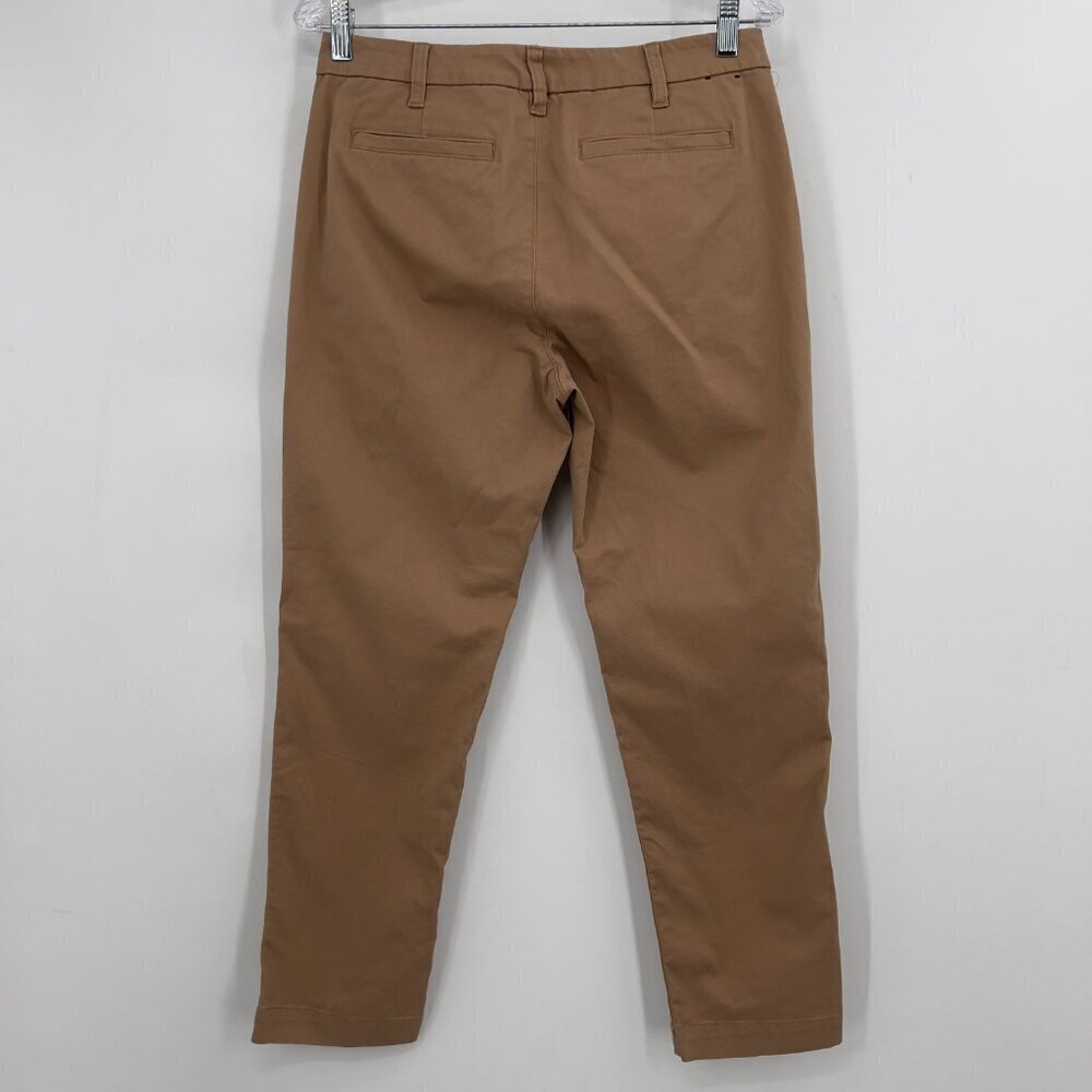 J.Crew High-Rise Girlfriend Chino Pants Khaki Tan Size 4 - Picture 4 of 13